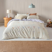Kas Kas Bows Cotton Sateen Quilt Cover Set