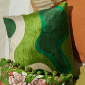 Kas Century Cotton-Blend Cushion