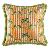 Kas Palm Royal Velvet Cushion