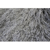 Accessorize Dove Grey Plush Mongolian Wool Rug