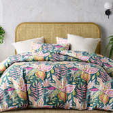 Accessorize Betty Carmila Printed Linen Cotton Quilt Cover Set Queen main image 1