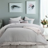Accessorize Silver Waffle All Seasons Quilt Cover Set