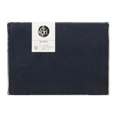 Accessorize Navy Waffle All Seasons Quilt Cover Set