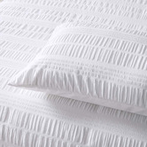 Accessorize White Seersucker Quilt Cover Set