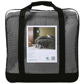Accessorize Dark Grey Soho Waffle Comforter Set