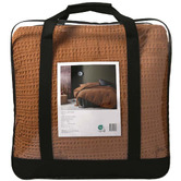 Accessorize Tobacco Soho Waffle Comforter Set
