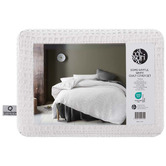 Accessorize White Soho Waffle Quilt Cover Set