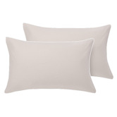 Accessorize Hotel Deluxe Piped Cotton Standard Pillowcases