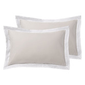 Accessorize Hotel Deluxe Flange Cotton Standard Pillowcases