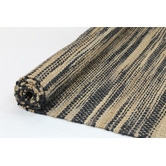 Lifestyle Floors Grey Malmo Stripy Jute Rug