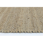 Lifestyle Floors Black Taj Basket Weave Jute Rug
