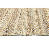 Lifestyle Floors Blue Taj Basket Weave Jute Rug