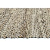 Lifestyle Floors Grey Taj Basket Weave Jute Rug