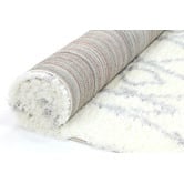 Lifestyle Floors White &amp; Grey Diamond Moro Rug