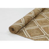 Lifestyle Floors Natural  Parquetry Weave Artisan Contemporary Rug