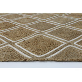 Lifestyle Floors Natural  Parquetry Weave Artisan Contemporary Rug
