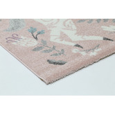 Lifestyle Floors Pink Happy Kids Unicorn Rug