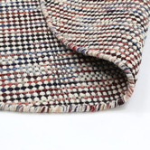 Lifestyle Floors Multi Coloured Skandi Wool-Blend Round Rug