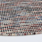 Lifestyle Floors Multi Coloured Skandi Wool-Blend Round Rug