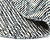 Lifestyle Floors Indigo Skandi Wool-Blend Round Rug