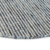 Lifestyle Floors Indigo Skandi Wool-Blend Round Rug