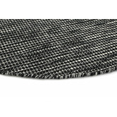 Lifestyle Floors Black Skandi Wool-Blend Round Rug