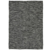 Lifestyle Floors Black &amp; White Skandi Reversible Wool-Blend Rug