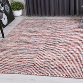 Lifestyle Floors Multi-Coloured Skandi Wool-Blend Rug