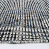Lifestyle Floors Teal Skandi Reversible Wool-Blend Rug
