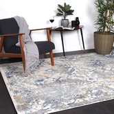 Lifestyle Floors Multi-Coloured Delicate Contemporary Rug