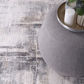 Lifestyle Floors Grey &amp; Beige Expressions Modern Rug