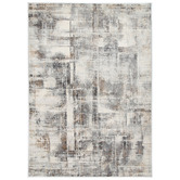 Lifestyle Floors Grey &amp; Beige Expressions Modern Rug