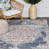 Lifestyle Floors Navy Amida Power-Loomed Rug