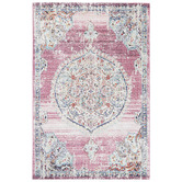 Lifestyle Floors Pink Amida Power-Loomed Rug