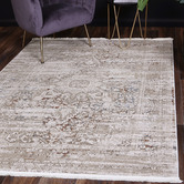 Lifestyle Floors Beige Skylar Oriental Rug