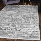 Lifestyle Floors Grey Bloom Oriental Rug