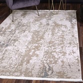 Lifestyle Floors Beige Sand Abstract Rug