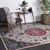 Lifestyle Floors Multi-Coloured Hasheem Oriental Rug