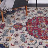 Lifestyle Floors Multi-Coloured Hasheem Oriental Rug