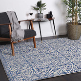 Lifestyle Floors Blue Zaina Oriental Rug