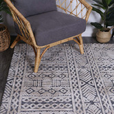 Lifestyle Floors Navy Glenroy Hand-Tufted Rug
