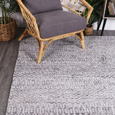 Lifestyle Floors Grey Camphils Hand-Tufted Rug