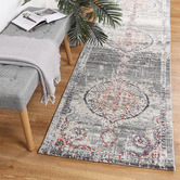 Lifestyle Floors Grey Salsa Power Loomed Runner