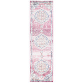 Lifestyle Floors Pink Salsa Power Loomed Runner