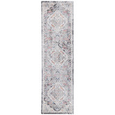 Lifestyle Floors Grey Shakeel Power Loomed Runner