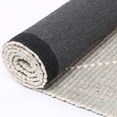 Lifestyle Floors Grey Samira Hand-Tufted Wool-Blend Rug