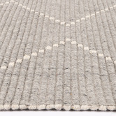 Lifestyle Floors Grey Samira Hand-Tufted Wool-Blend Rug