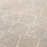 Lifestyle Floors Grey Samira Hand-Tufted Wool-Blend Rug