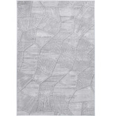 Lifestyle Floors Grey Danyal Power-Loomed Rug