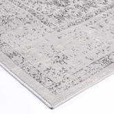 Lifestyle Floors Grey Vintage-Style Mahir Power-Loomed Rug